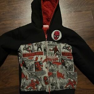 Spiderman hoodie size 7
